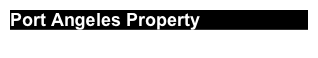 Port Angeles Property